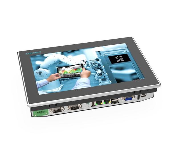 工业平板电脑纯平安卓工控一体机触屏显示器无风扇嵌入式工业电脑